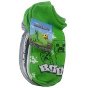 Wholesale - 5pk MINECRAFT BOOM NS SOCKS SIZE 6-8, UPC: 193159186463